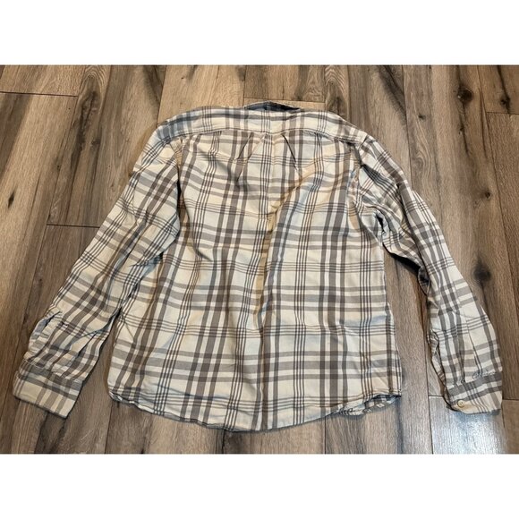 Madewell Mens Plaid Button-Up Cotton Shirt Large - Picture 8 of 9